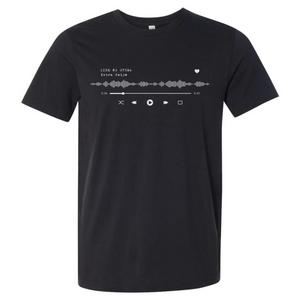 LYRIC + AUDIO PLAYER BLACK TEE