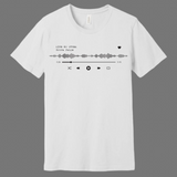 LYRIC + AUDIO PLAYER WHITE TEE