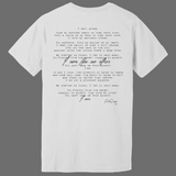 LYRIC + AUDIO PLAYER WHITE TEE